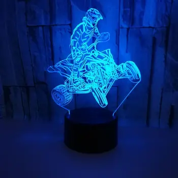 3d Cross-Country Motorcycle Night Light 7 Color Changeable LED USB Table Lamp 3D Optical Illusion Lights Gifts
3d Cross-Country Motorcycle Night Light 7 Color Changeable LED USB Table Lamp 3D Optical Illusion Lights Gifts
