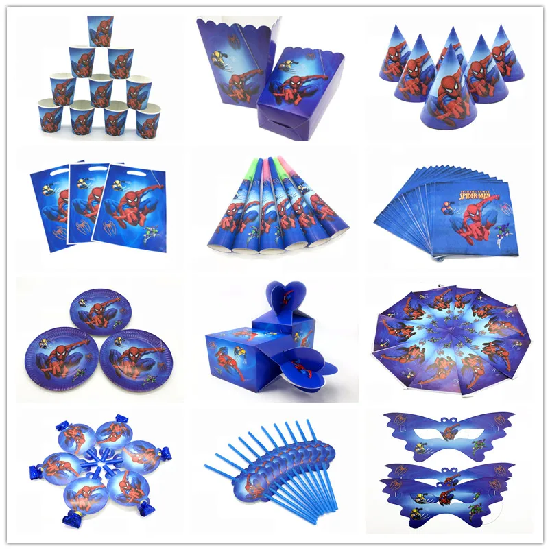 Party Supplies Spider-Man Theme Family Party Children Birthday Decoration Ramadan Tableware Paper Cup Plate Napkin Pinata Supply
Party Supplies Spider-Man Theme Family Party Children Birthday Decoration Ramadan Tableware Paper Cup Plate Napkin Pinata Supply