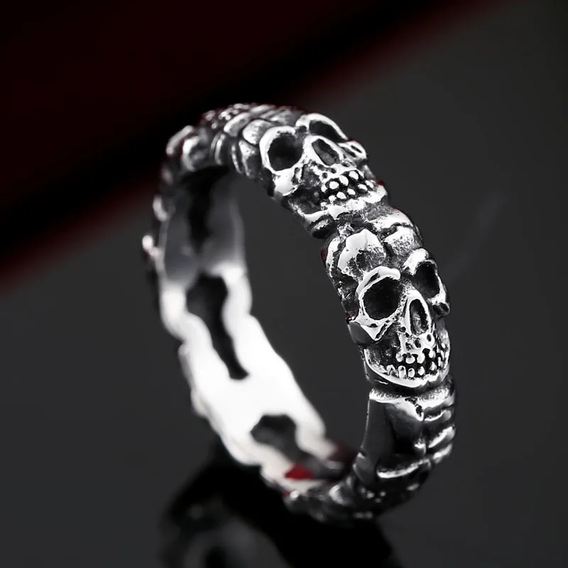 Fashion rings men in ring punk jewelry 316L stainless steel skull high quality personality metal finger rings for men BR8-373
Fashion rings men in ring punk jewelry 316L stainless steel skull high quality personality metal finger rings for men BR8-373