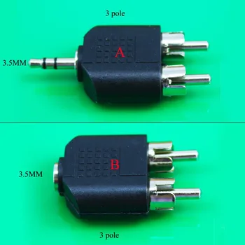 1PC Nicke Plated 3.5mm Audio Stereo Jack Female To 2 RCA Male Audio Jack Connector Adapter Converter for Speaker Power Amplifier
1PC Nicke Plated 3.5mm Audio Stereo Jack Female To 2 RCA Male Audio Jack Connector Adapter Converter for Speaker Power Amplifier