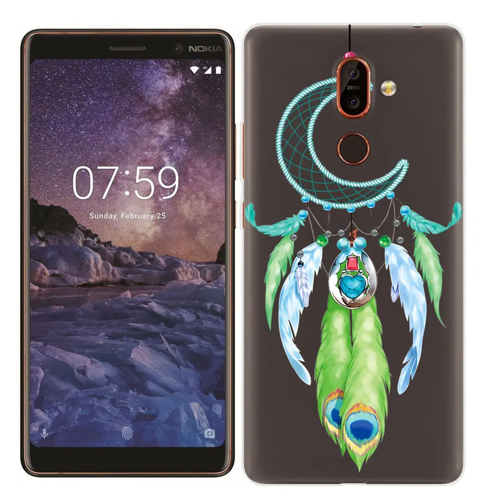 Soft TPU Case for Nokia 7 Plus Smart Back Cover for Nokia 3 5 6 7 8 Painted ShockProof Fundas for Nokia 2.1 3.1 5.1 6.1 Silicone (11)