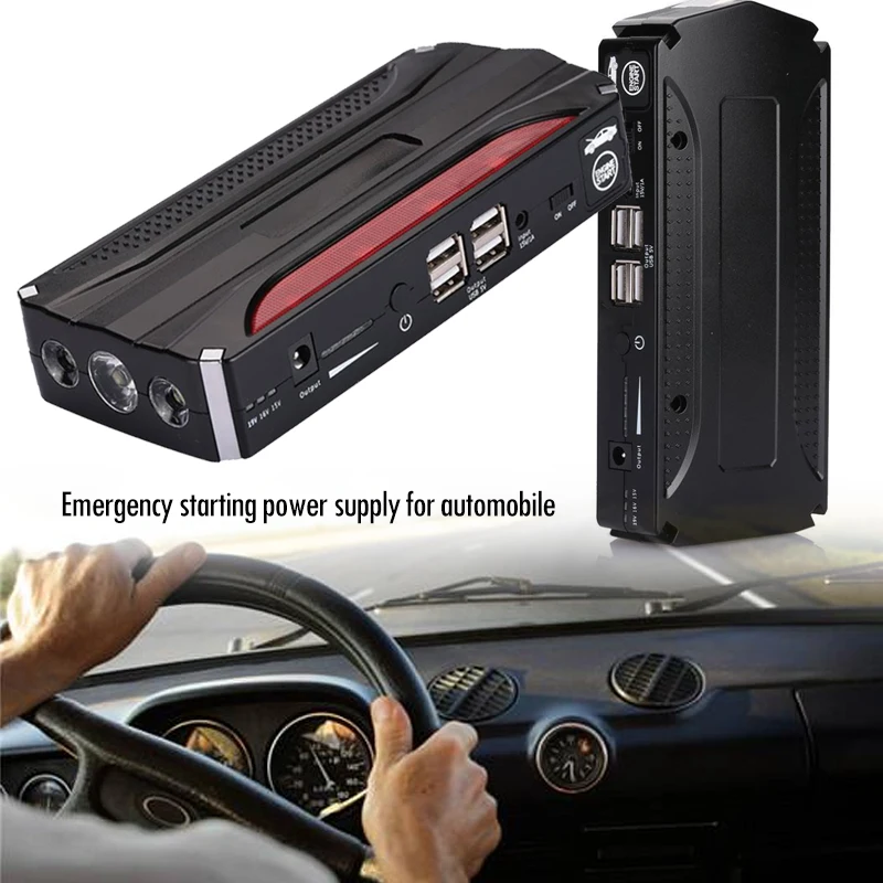 Vehemo with LED Light Power Kit Power Supply Car Jump Starter Kit Premium Jump Starter Kit Power Bank SOS No Battery
Vehemo with LED Light Power Kit Power Supply Car Jump Starter Kit Premium Jump Starter Kit Power Bank SOS No Battery