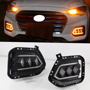 Car flashing 1Pair Car LED Daytime Running Light For Hyundai IX35 2018 2019 12V DRL LED Fog Lamp with yellow signal night blue
Car flashing 1Pair Car LED Daytime Running Light For Hyundai IX35 2018 2019 12V DRL LED Fog Lamp with yellow signal night blue