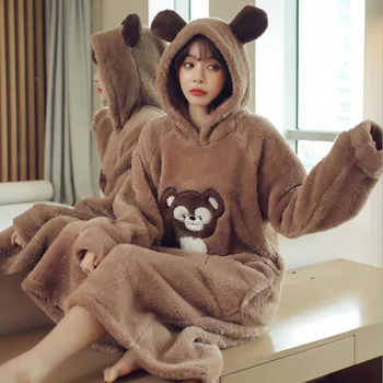 Ms autumn winter little monkey cartoon long sleeve hooded plush thickening pajamas girl warm household to take
Ms autumn winter little monkey cartoon long sleeve hooded plush thickening pajamas girl warm household to take