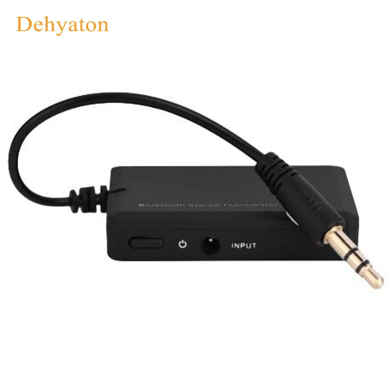 Фото Bluetooth аудио передатчик Dehyaton Mini 3 5 мм A2DP стерео адаптер для ТВ iPod Mp3 Mp4 ПК