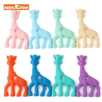 Keep&grow Giraffe Silicone Teethers Food Grade Teether Silicone Animal Baby Teething Gift Chawing Toddler Toys Mordedor 8Colors
Keep&grow Giraffe Silicone Teethers Food Grade Teether Silicone Animal Baby Teething Gift Chawing Toddler Toys Mordedor 8Colors