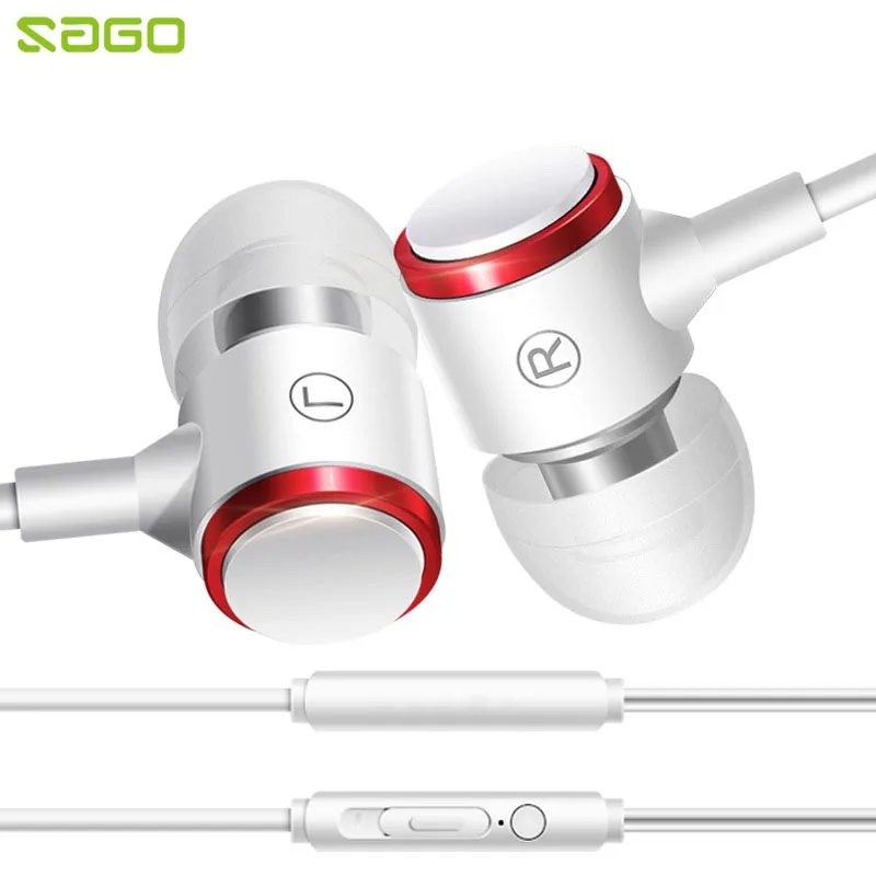Sago Earphone for Phone HiFi Earphone fone de ouvido Headset Earbuds Earpiece auriculares Stereo Best Earphone
Sago Earphone for Phone HiFi Earphone fone de ouvido Headset Earbuds Earpiece auriculares Stereo Best Earphone