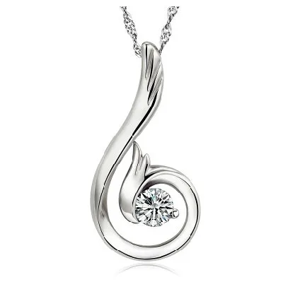 Nice new arrived top quality Plated whistling mosaic white/purple crystal pendant necklace for women | Украшения и аксессуары