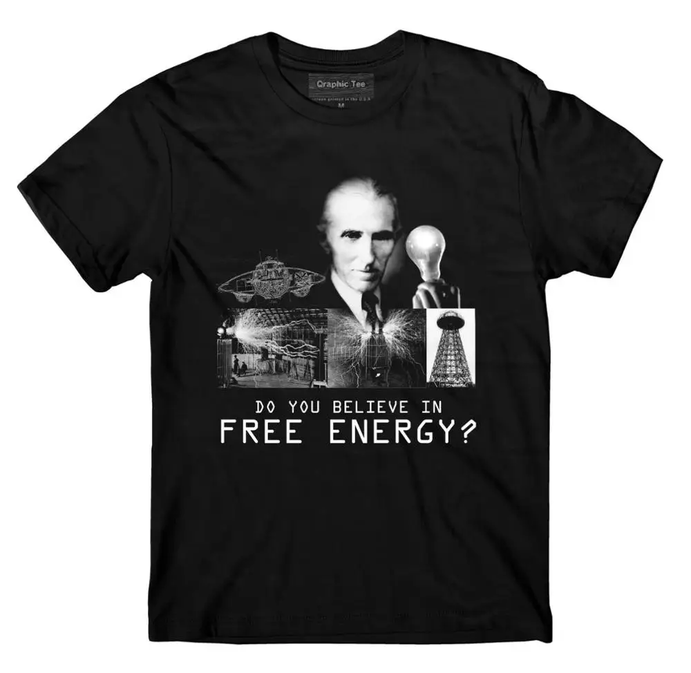 Nikola Tesla T-Shirt, Conspiracy Free Energy Cool T-Shirt 2019 New Fashion Men'S Short Sleeve Brand Custom Shirts
Nikola Tesla T-Shirt, Conspiracy Free Energy Cool T-Shirt 2019 New Fashion Men'S Short Sleeve Brand Custom Shirts
