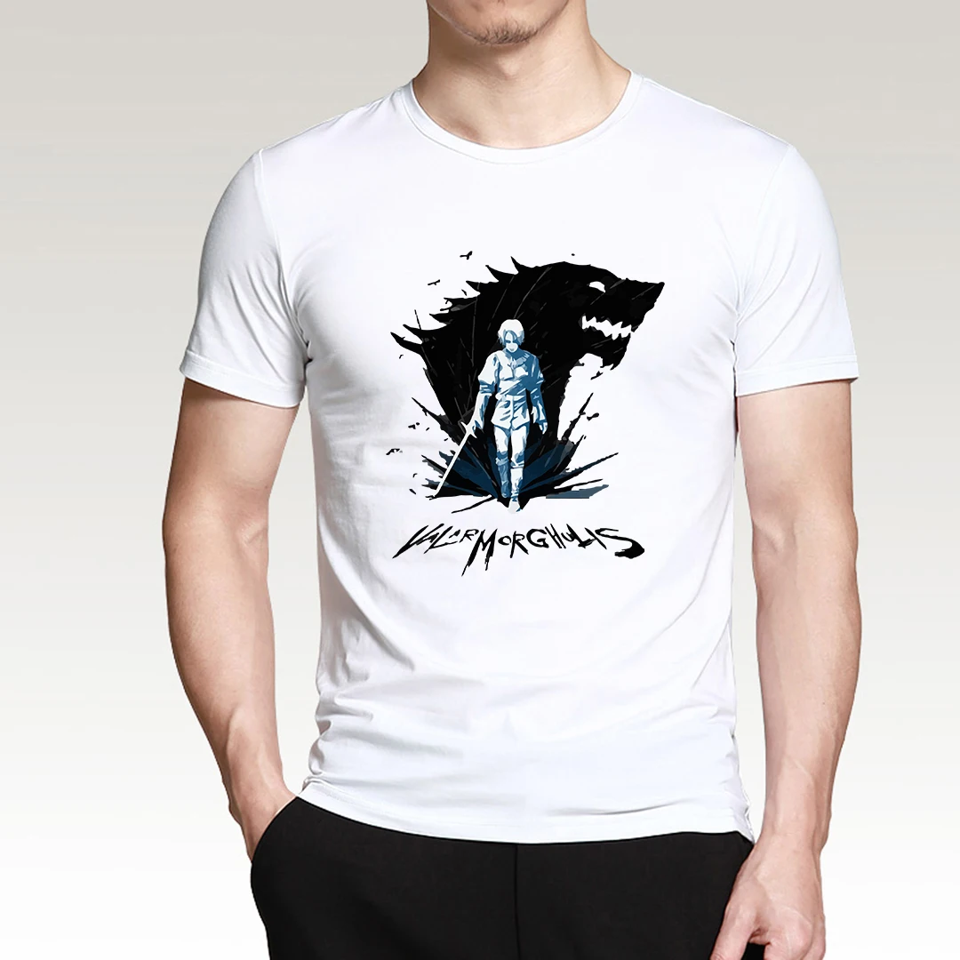 Game of Thrones Arya House Stark Valar Morghulis & Winter Is Coming T Shirt Men 2019 Summer Cotton Short Sleeve T-Shirts CM01
Game of Thrones Arya House Stark Valar Morghulis & Winter Is Coming T Shirt Men 2019 Summer Cotton Short Sleeve T-Shirts CM01