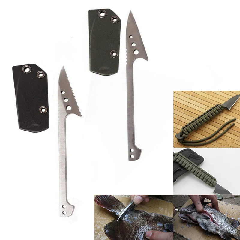 Stainless Steel Harpoon Fish Scale Flake fillet Serrated Blade k Kydex Sheath Outdoor Camp Kit Hunt Survive Tool bushcraft
Stainless Steel Harpoon Fish Scale Flake fillet Serrated Blade k Kydex Sheath Outdoor Camp Kit Hunt Survive Tool bushcraft