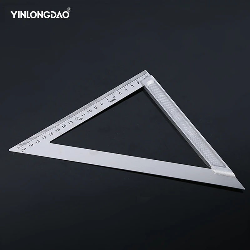 YINLONGAluminun Alloy Triangle Ruler 90 Degrees Protractor For Home Builders DIY Artists Measuring Woodworking Tools
YINLONGAluminun Alloy Triangle Ruler 90 Degrees Protractor For Home Builders DIY Artists Measuring Woodworking Tools