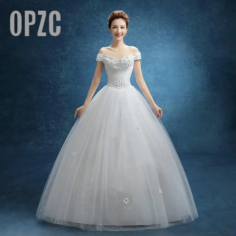 Wedding Dress 2017 New Spring And Summer Korean Style Wedding Gowns with Flower Sequin vestido de noiva Real photo cusmtomized
Wedding Dress 2017 New Spring And Summer Korean Style Wedding Gowns with Flower Sequin vestido de noiva Real photo cusmtomized