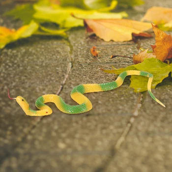 1 Piece 35CM Simulation Black Rubber Snakes April Fools' Day Halloween Tricky Funny Toy Fake Snake Garden Props
1 Piece 35CM Simulation Black Rubber Snakes April Fools' Day Halloween Tricky Funny Toy Fake Snake Garden Props