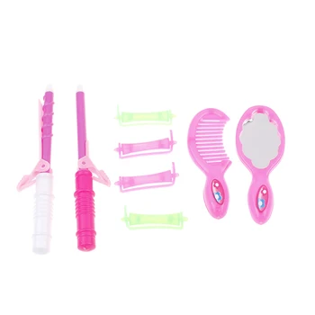 8PCS Doll Hair Care Beauty Salon Accessories Kit Doll Comb Mirror Hair Curler Straightener For Dolls Accessories Toys
8PCS Doll Hair Care Beauty Salon Accessories Kit Doll Comb Mirror Hair Curler Straightener For Dolls Accessories Toys
