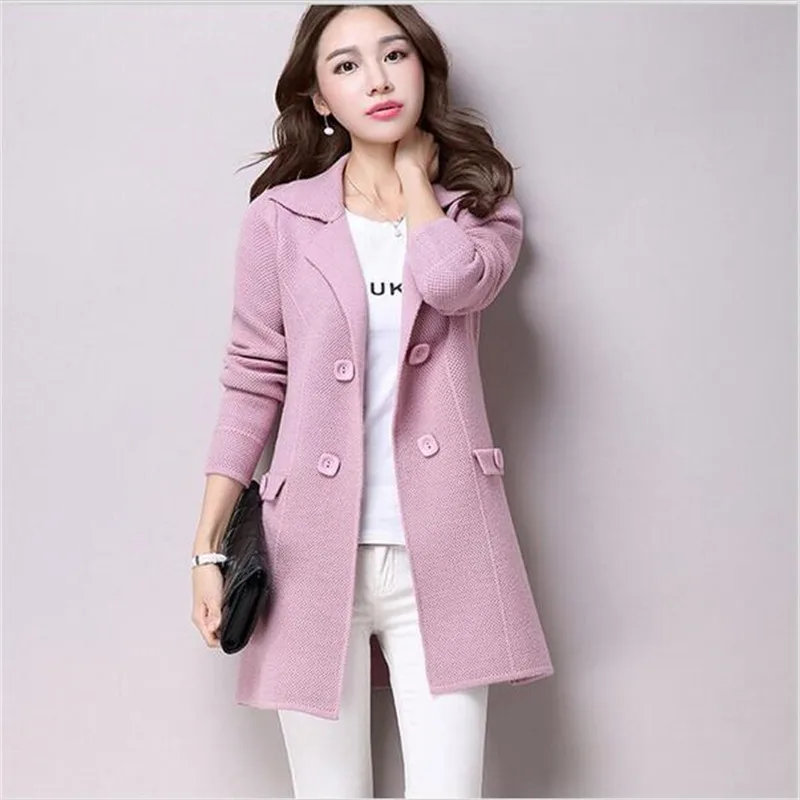 Spring Autumn women turn down collar knit cardigan thicken oversized long sweater women knitted jacket women coats
Spring Autumn women turn down collar knit cardigan thicken oversized long sweater women knitted jacket women coats
