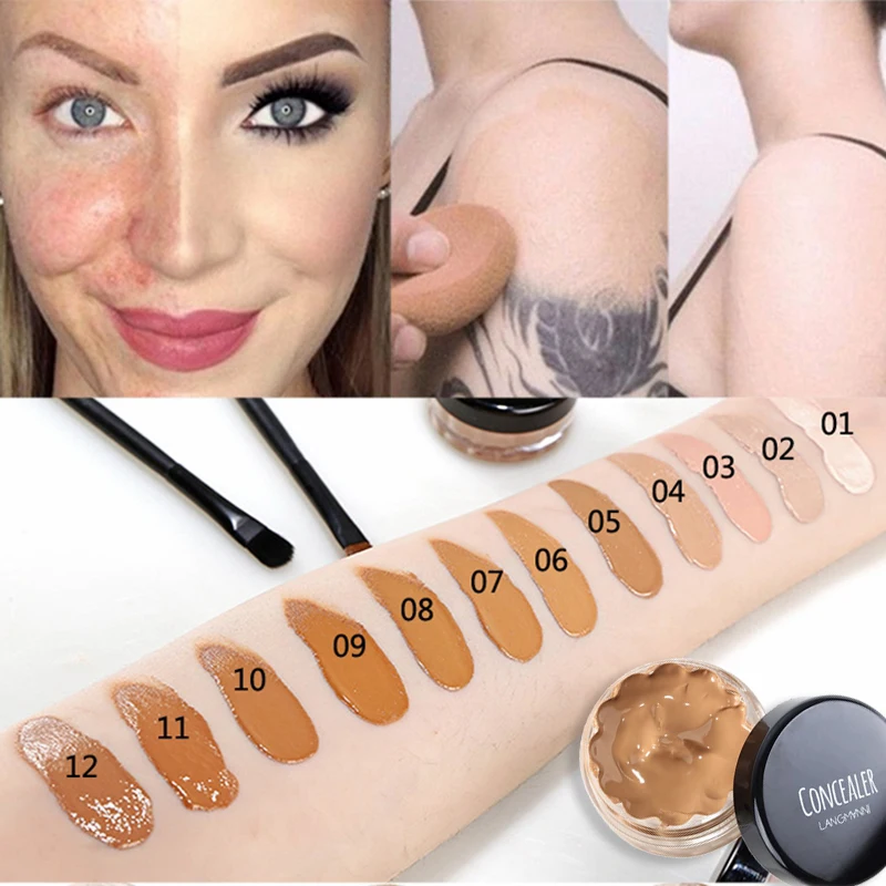 Face Cream Waterproof Long Lasting Concealer Liquid Full Coverage Foundation Anti Cerne Contour Corrector Makeup
Face Cream Waterproof Long Lasting Concealer Liquid Full Coverage Foundation Anti Cerne Contour Corrector Makeup