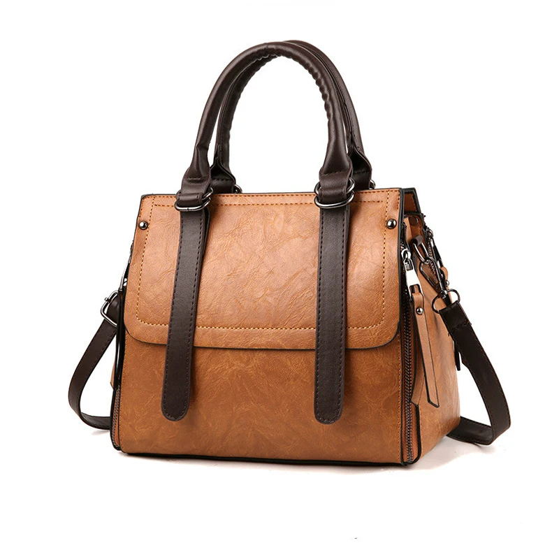 Vintage New Handbags For Women 2019 High Quality Leather Crossbody Hand Bag Lady Casual Large Capacity Messenger Shoulder Bags
Vintage New Handbags For Women 2019 High Quality Leather Crossbody Hand Bag Lady Casual Large Capacity Messenger Shoulder Bags