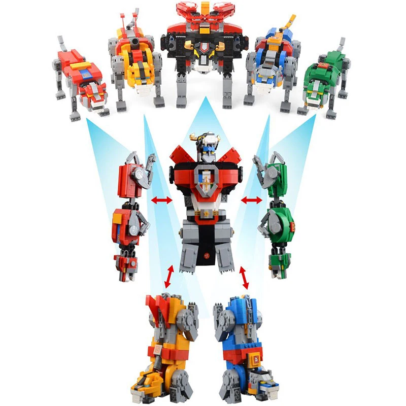 Movie Series Combination 5 in 1Robot Compatible 16057 21311 Voltron Model Set Building Blocks Bricks kids Toys Boy Gifts
Movie Series Combination 5 in 1Robot Compatible 16057 21311 Voltron Model Set Building Blocks Bricks kids Toys Boy Gifts