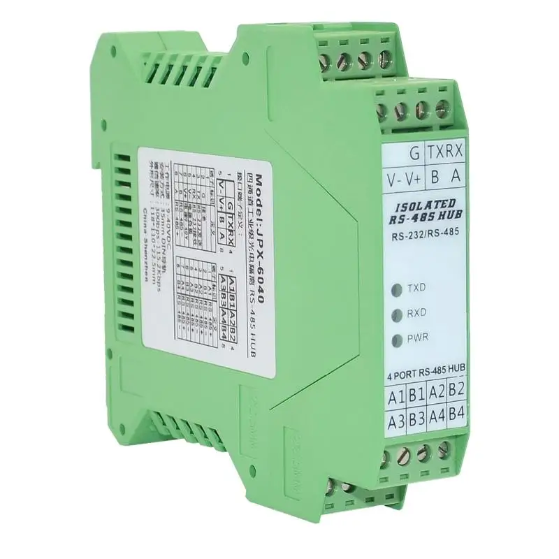 485 hub 4 photoelectric isolation 1 RS232 turn 4 RS485 industrial grade HUB guide
485 hub 4 photoelectric isolation 1 RS232 turn 4 RS485 industrial grade HUB guide
