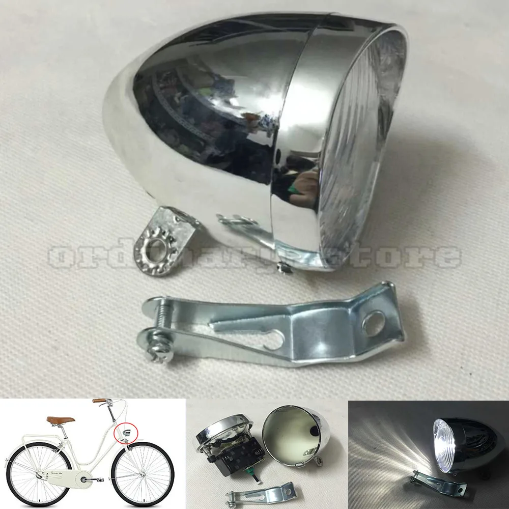 Motorcycle Super Bright 5 LED Silver Vintage Bicycle Bike Retro Cycling Headlight Front Light Fog Head Night Lamp
Motorcycle Super Bright 5 LED Silver Vintage Bicycle Bike Retro Cycling Headlight Front Light Fog Head Night Lamp