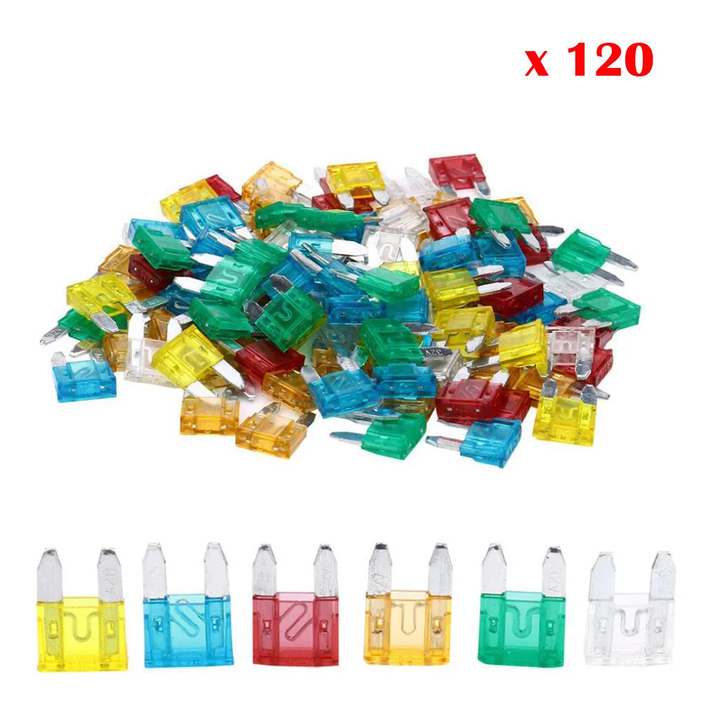 120pcs Mini Car Fuses Motorcycle Kit Circuit Set Auto Truck Fuses fusible voiture bezpiecznik sigorta kutusu
120pcs Mini Car Fuses Motorcycle Kit Circuit Set Auto Truck Fuses fusible voiture bezpiecznik sigorta kutusu
