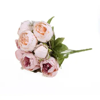 13 Heads Artificial Silk Peony Flowers Bouquet Bridal Wedding Party Home Office Hotel Decoration Wedding Decor Supplies
13 Heads Artificial Silk Peony Flowers Bouquet Bridal Wedding Party Home Office Hotel Decoration Wedding Decor Supplies