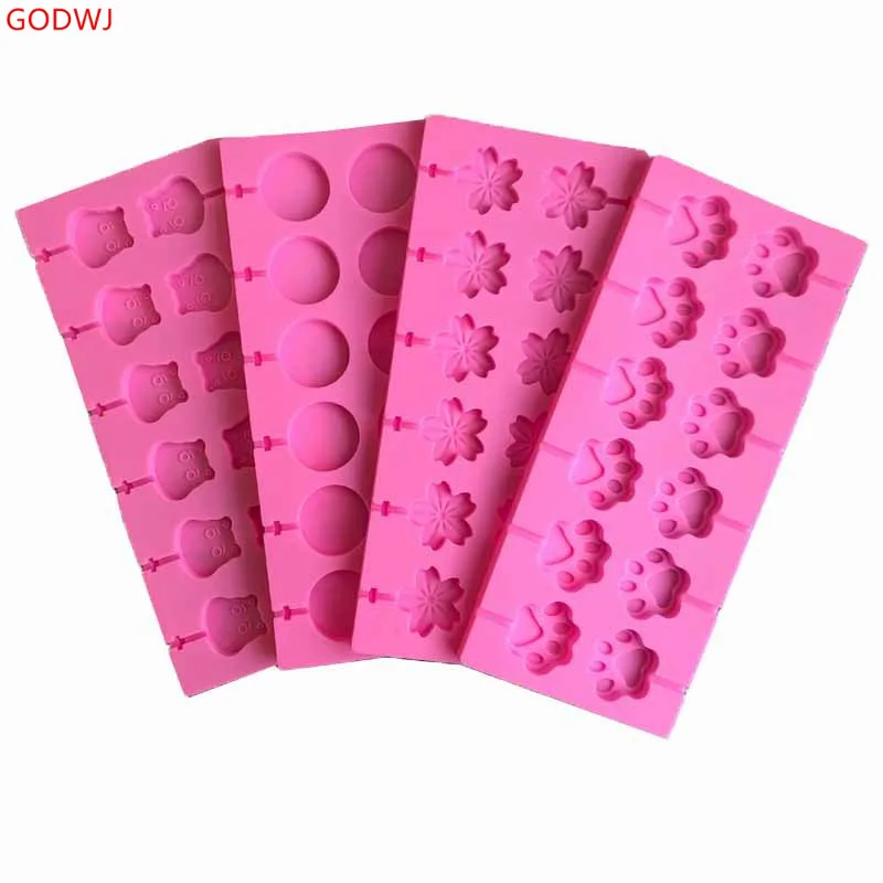 GODWJ Baking Silicone Mold 12 Even Round Cow Folwer Cat Claw Shape Cake Mould Fondant Chocolate Mould Cake Decorating Tools
GODWJ Baking Silicone Mold 12 Even Round Cow Folwer Cat Claw Shape Cake Mould Fondant Chocolate Mould Cake Decorating Tools