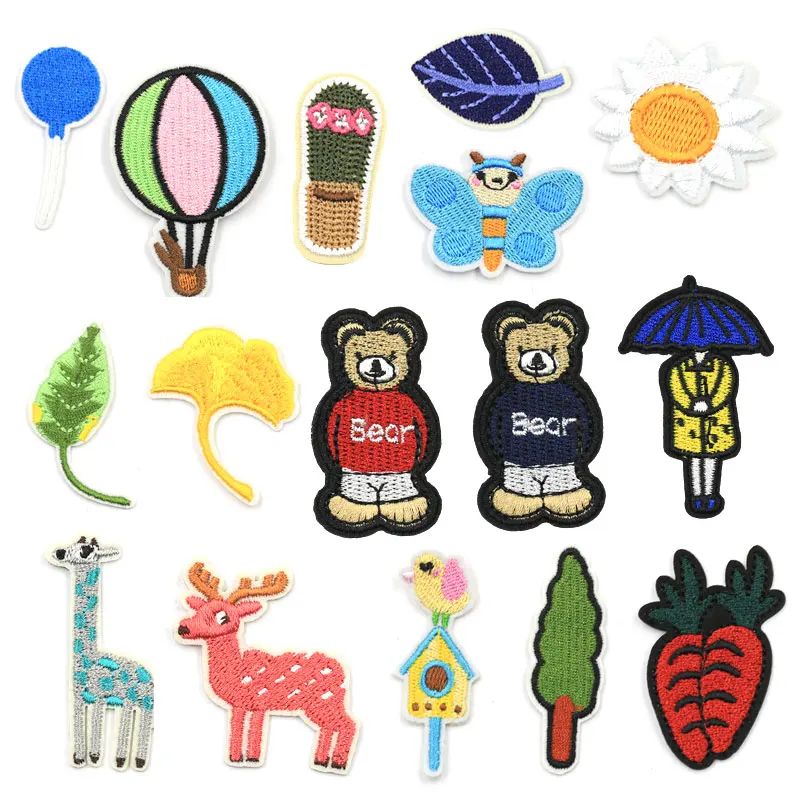 Cartoon Patches for Clothing Embroidery Iron on Patch Stickers Mini Children Cloth Applications Stripe DIY Accessories Badges
Cartoon Patches for Clothing Embroidery Iron on Patch Stickers Mini Children Cloth Applications Stripe DIY Accessories Badges