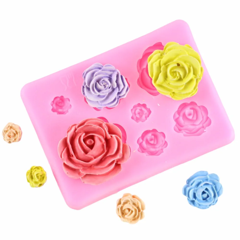 Rose Flowers Fondant Silicone Mold 3D Craft Chocolate Candy Resin Clay Mold Cake Decorating Tools kitchen Pastry Baking Tools
Rose Flowers Fondant Silicone Mold 3D Craft Chocolate Candy Resin Clay Mold Cake Decorating Tools kitchen Pastry Baking Tools