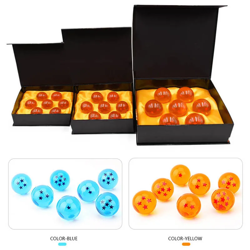 7pcs/set Dragon ball Z 7 Stars Crystal Ball Action Figures Set PVC Figure Toys Cartoon Anime Fans Collection Toys For Kid#E
7pcs/set Dragon ball Z 7 Stars Crystal Ball Action Figures Set PVC Figure Toys Cartoon Anime Fans Collection Toys For Kid#E