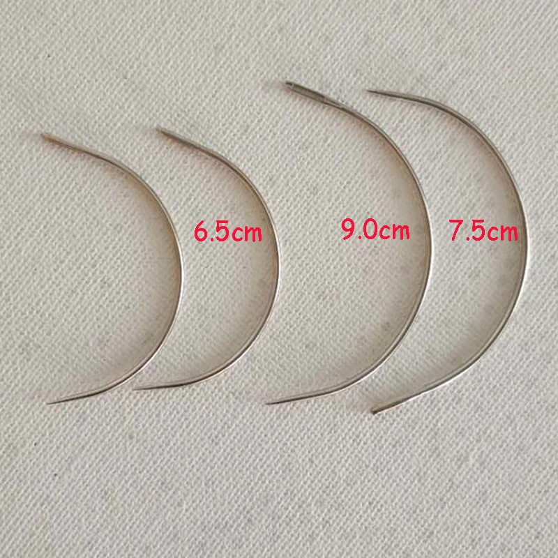24pcs/lot 7.5cm C Shape Curved Needles Hair Weaving Thread Sewing Needles Wig making crochet braids Hair Extension Tool
24pcs/lot 7.5cm C Shape Curved Needles Hair Weaving Thread Sewing Needles Wig making crochet braids Hair Extension Tool