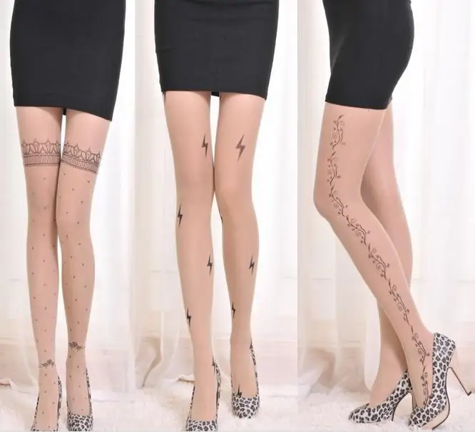 QA89 New multiple print stocking women pattern jacquard core-spun pantyhose sheer thigh high tights
QA89 New multiple print stocking women pattern jacquard core-spun pantyhose sheer thigh high tights