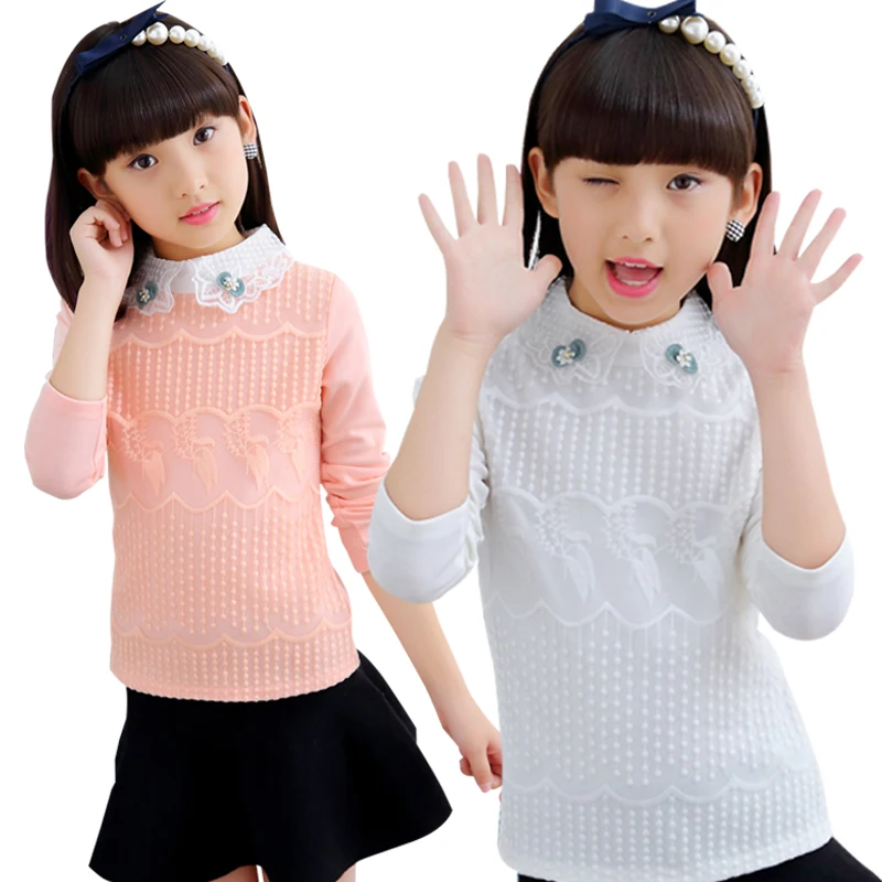 New 2019 Spring Girls School Blouses Children Clothing Girls Blouse Cotton Lace Child Shirts Kids Clothes Blusas 3-14Y
New 2019 Spring Girls School Blouses Children Clothing Girls Blouse Cotton Lace Child Shirts Kids Clothes Blusas 3-14Y