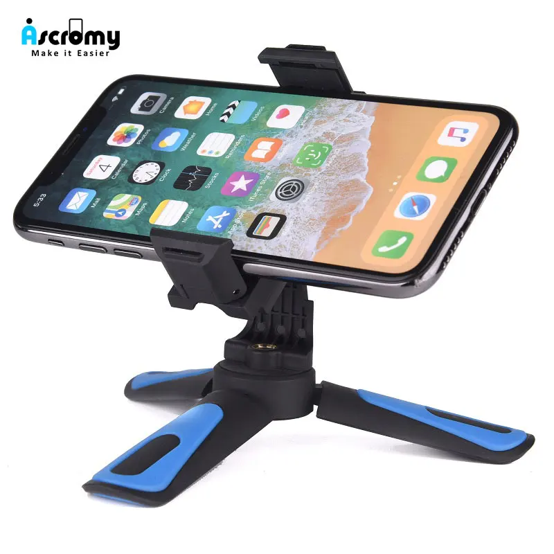 Ascromy MiniTripod Mobile Phone Stand Holder Support For Xiaomi Redmi Note 7 Huawei P30 Pro Mate 20 iPhone X XR XS Max 8 Plus 6
Ascromy MiniTripod Mobile Phone Stand Holder Support For Xiaomi Redmi Note 7 Huawei P30 Pro Mate 20 iPhone X XR XS Max 8 Plus 6