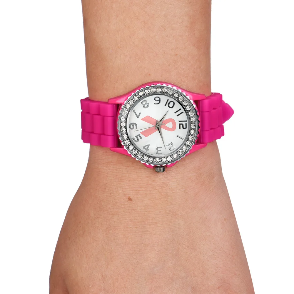 2018 Best Sell Watch Women Watches relogio feminino Quartz Girl Silicone Crystal Cancer Dial WristWatch Fashion reloj mujer Saat
2018 Best Sell Watch Women Watches relogio feminino Quartz Girl Silicone Crystal Cancer Dial WristWatch Fashion reloj mujer Saat