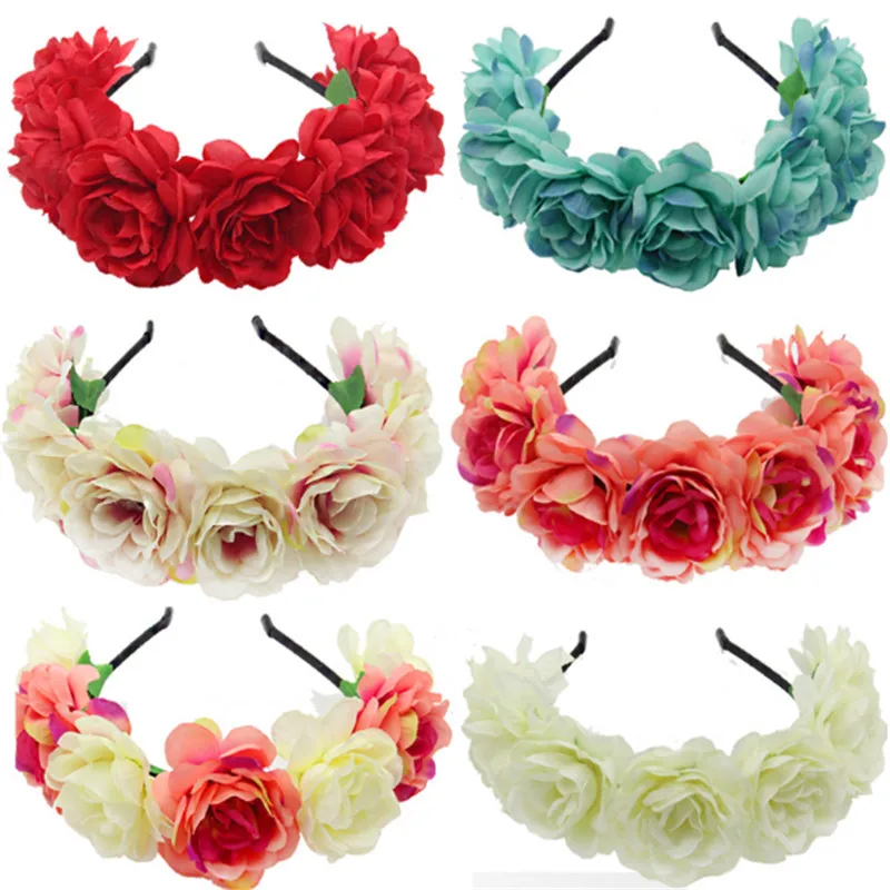 10Pcs/lot Women Rose Flower Hairbands Cloth Floral Headband Hair Accessories For Women Bride Hair Decoration
10Pcs/lot Women Rose Flower Hairbands Cloth Floral Headband Hair Accessories For Women Bride Hair Decoration
