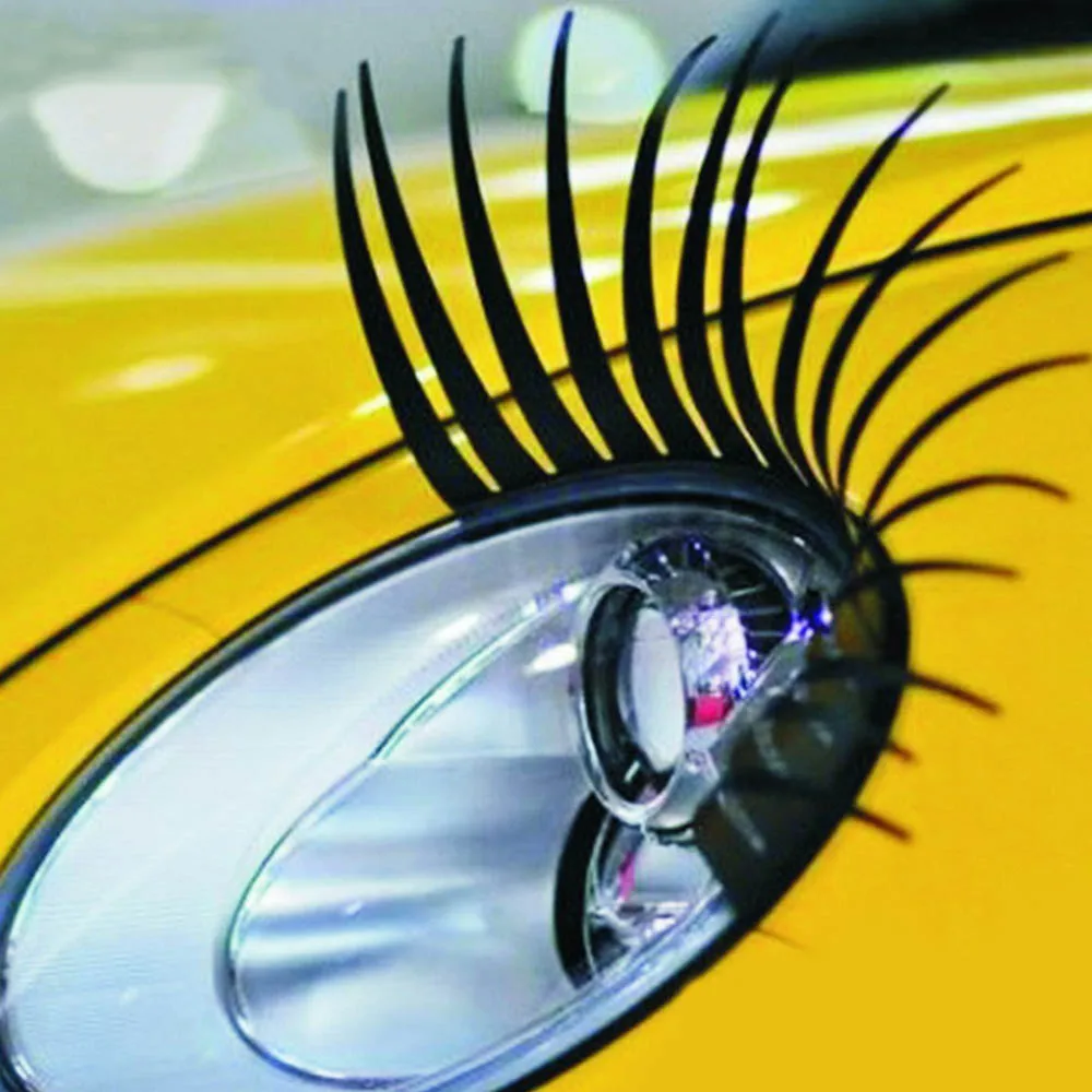 Cute Car Styling Stickers Black Eyelashes Vehicle Headlight Decorative Sticker On Car
Cute Car Styling Stickers Black Eyelashes Vehicle Headlight Decorative Sticker On Car