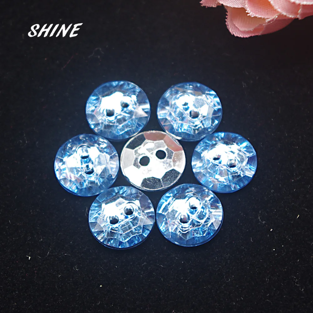SHINE Resin Sewing Buttons Scrapbooking Round Two Holes Imitation Diamond 11.5mm 100PCs Costura Botones Decorate bottoni botoes
SHINE Resin Sewing Buttons Scrapbooking Round Two Holes Imitation Diamond 11.5mm 100PCs Costura Botones Decorate bottoni botoes