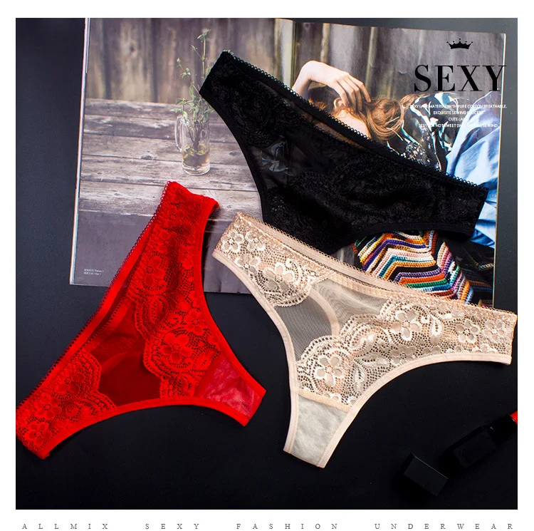 New women's transparent underwear sexy lace screen low waist seamless women's triangle T-pants(S9868)
New women's transparent underwear sexy lace screen low waist seamless women's triangle T-pants(S9868)