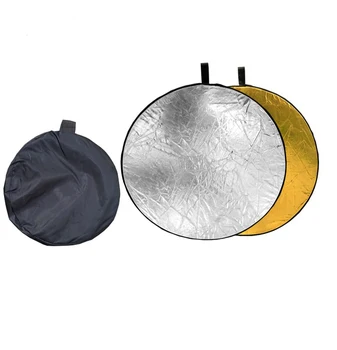 32 inch 80cm Handhold Multi Collapsible Portable Disc Light Reflector for Photography 2in1 Gold and Silver
32 inch 80cm Handhold Multi Collapsible Portable Disc Light Reflector for Photography 2in1 Gold and Silver