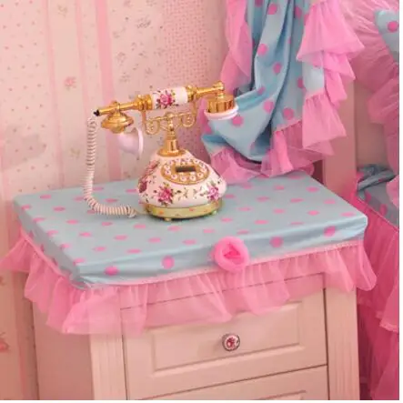 Korean idyllic princess dream bedside cabinet cover tablecloth small table make-up stool dust cover tablecloths
Korean idyllic princess dream bedside cabinet cover tablecloth small table make-up stool dust cover tablecloths