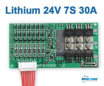 SuPower 7S 24V 25.2V 29.4V 30A Li-ion Lithium LiPo Battery BMS Management System Balance PCB IC Chip Protection Circuit Board
SuPower 7S 24V 25.2V 29.4V 30A Li-ion Lithium LiPo Battery BMS Management System Balance PCB IC Chip Protection Circuit Board