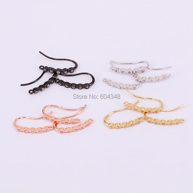 10Pairs ZYZ184-9138 Pave CZ Zircon Ear Wire Hook Earrings Findings For Components DIY Jewelry Earrings
10Pairs ZYZ184-9138 Pave CZ Zircon Ear Wire Hook Earrings Findings For Components DIY Jewelry Earrings