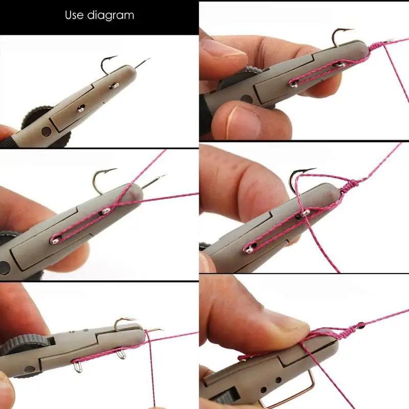 Portable Manual Fishing Hook Tier Fishing Accessories Tie Fast Fishing Hooks Line Tying Tool with Sub-line Tie Knots Tie Device
Portable Manual Fishing Hook Tier Fishing Accessories Tie Fast Fishing Hooks Line Tying Tool with Sub-line Tie Knots Tie Device