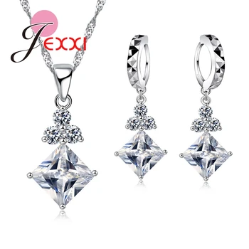 Luxury Shinning Detachable Earrings and Geometric Square Necklace Collar Earrings Brincos Bijoux Wedding Jewelry Sets Gift
Luxury Shinning Detachable Earrings and Geometric Square Necklace Collar Earrings Brincos Bijoux Wedding Jewelry Sets Gift