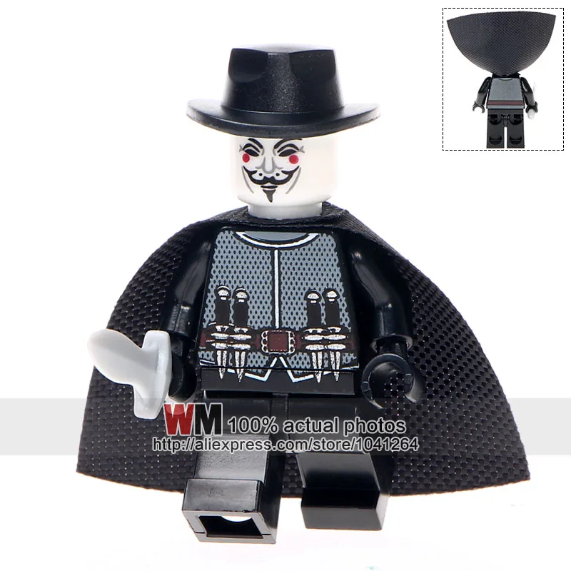 Single Sale WM227 The Antiheroes Guy Fawkes Magic Teacher Super Heroes Bricks Building Blocks Collection Toys for Children
Single Sale WM227 The Antiheroes Guy Fawkes Magic Teacher Super Heroes Bricks Building Blocks Collection Toys for Children