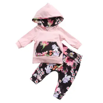 Newborn Baby Girls Hooded Tops T-shirt Pants Leggings 2pcs Outfit Clothes Set Long Sleeve Printed Cute Fashion Sets 2019
Newborn Baby Girls Hooded Tops T-shirt Pants Leggings 2pcs Outfit Clothes Set Long Sleeve Printed Cute Fashion Sets 2019