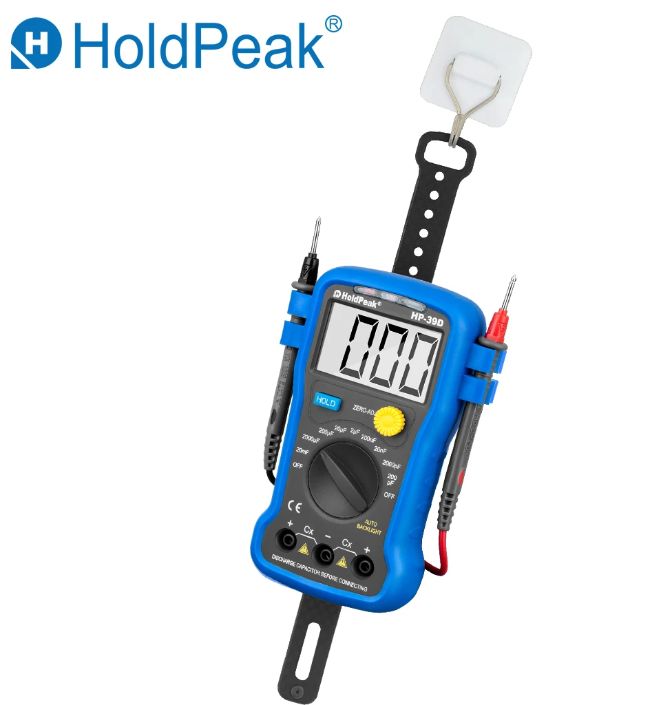 HoldPeak Mini Handheld Digital Multimeter HP-39D Measuring Capacitance Special Instrument Meter Electrical Tester 1999 Counts
HoldPeak Mini Handheld Digital Multimeter HP-39D Measuring Capacitance Special Instrument Meter Electrical Tester 1999 Counts