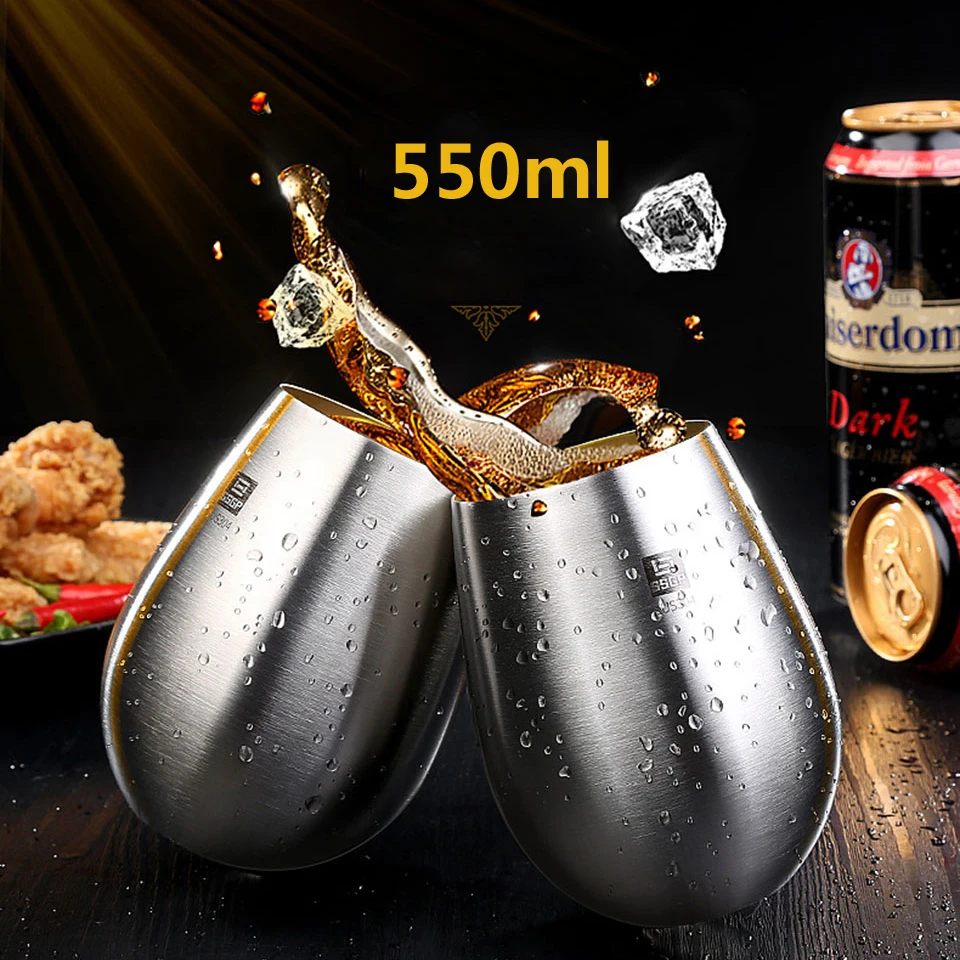 Fashion Brief Beer Mug 304 Stainless Steel Cup Metal Shatterproof Drink Water/Tea/Wine/Coffee Travel Tumbler High Quality
Fashion Brief Beer Mug 304 Stainless Steel Cup Metal Shatterproof Drink Water/Tea/Wine/Coffee Travel Tumbler High Quality